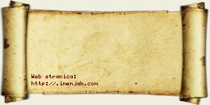 Janko Trivalić vizit kartica